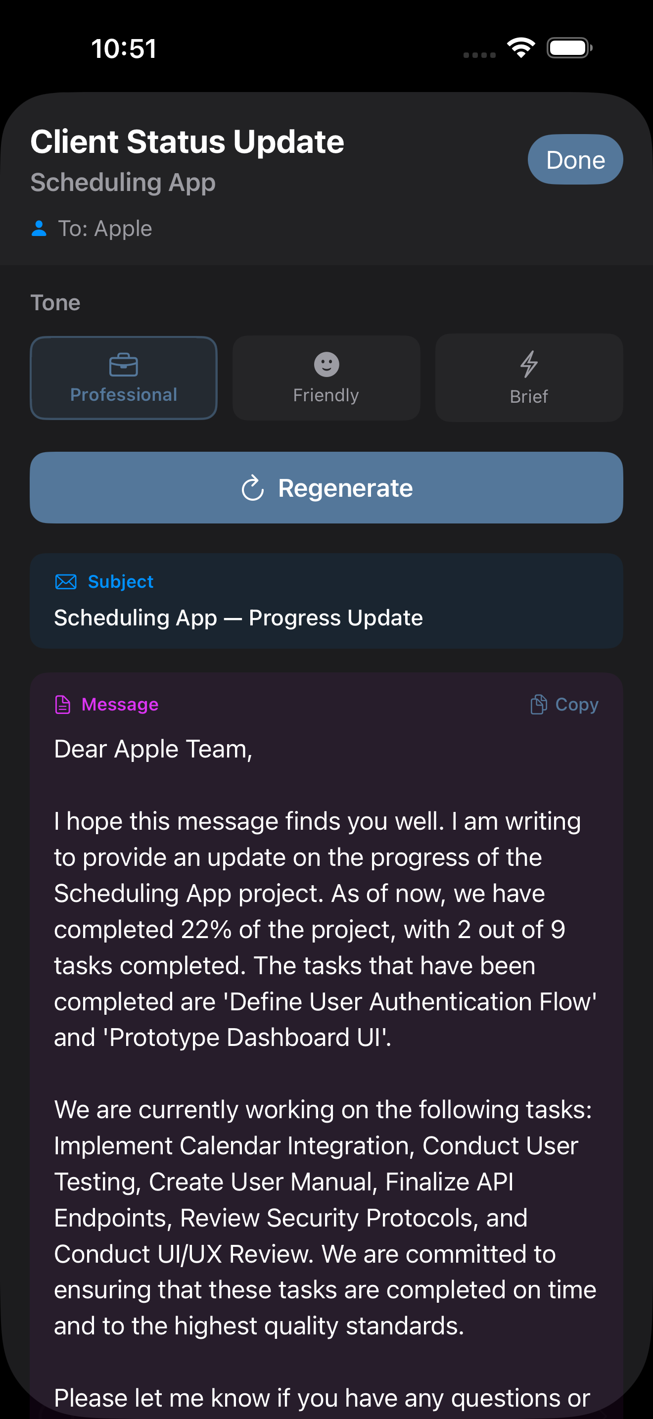 Kwilio Projects screenshot 3