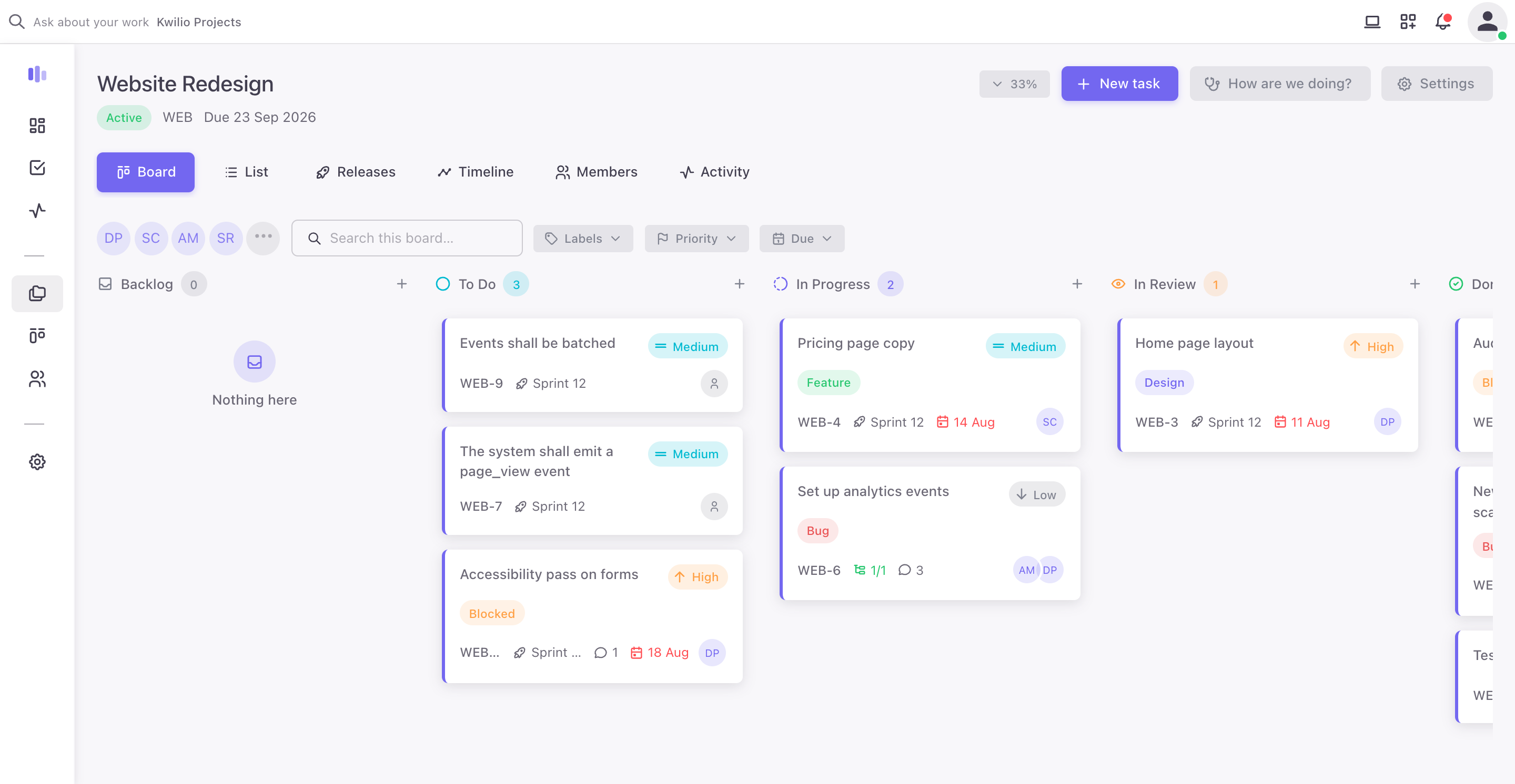 Kwilio Projects screenshot 2