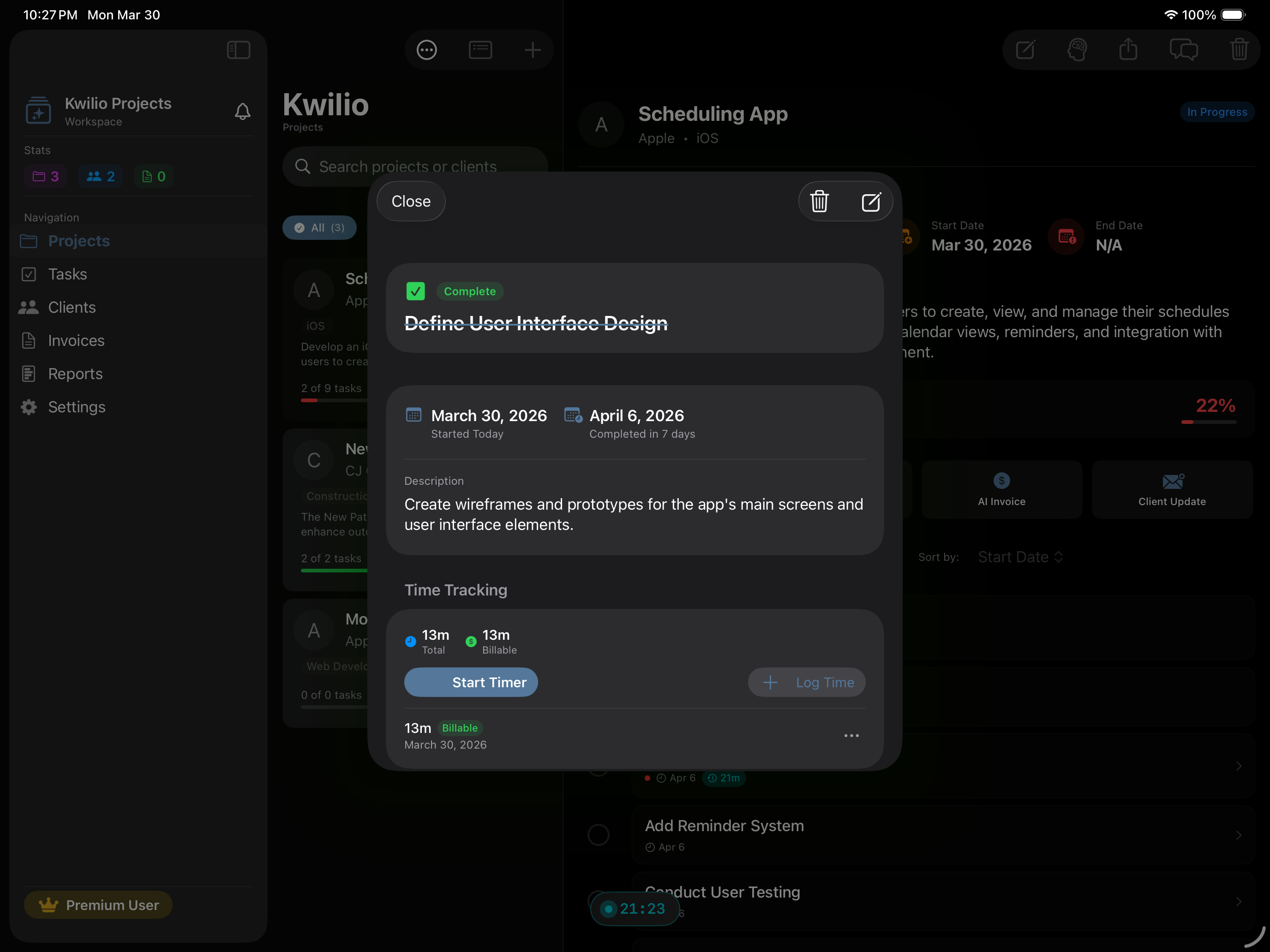 Kwilio Projects screenshot 8