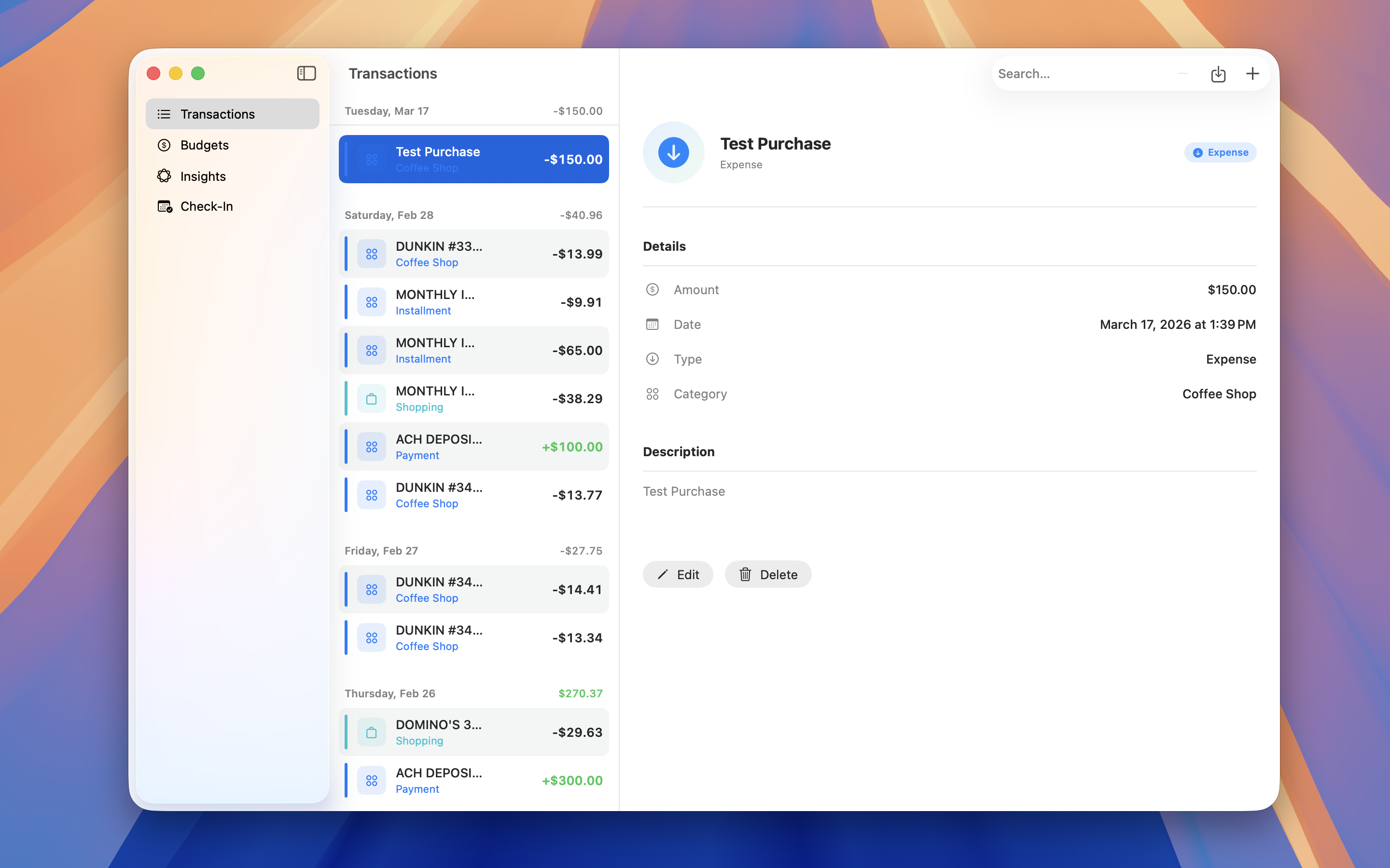 Wallet Savvy screenshot 1