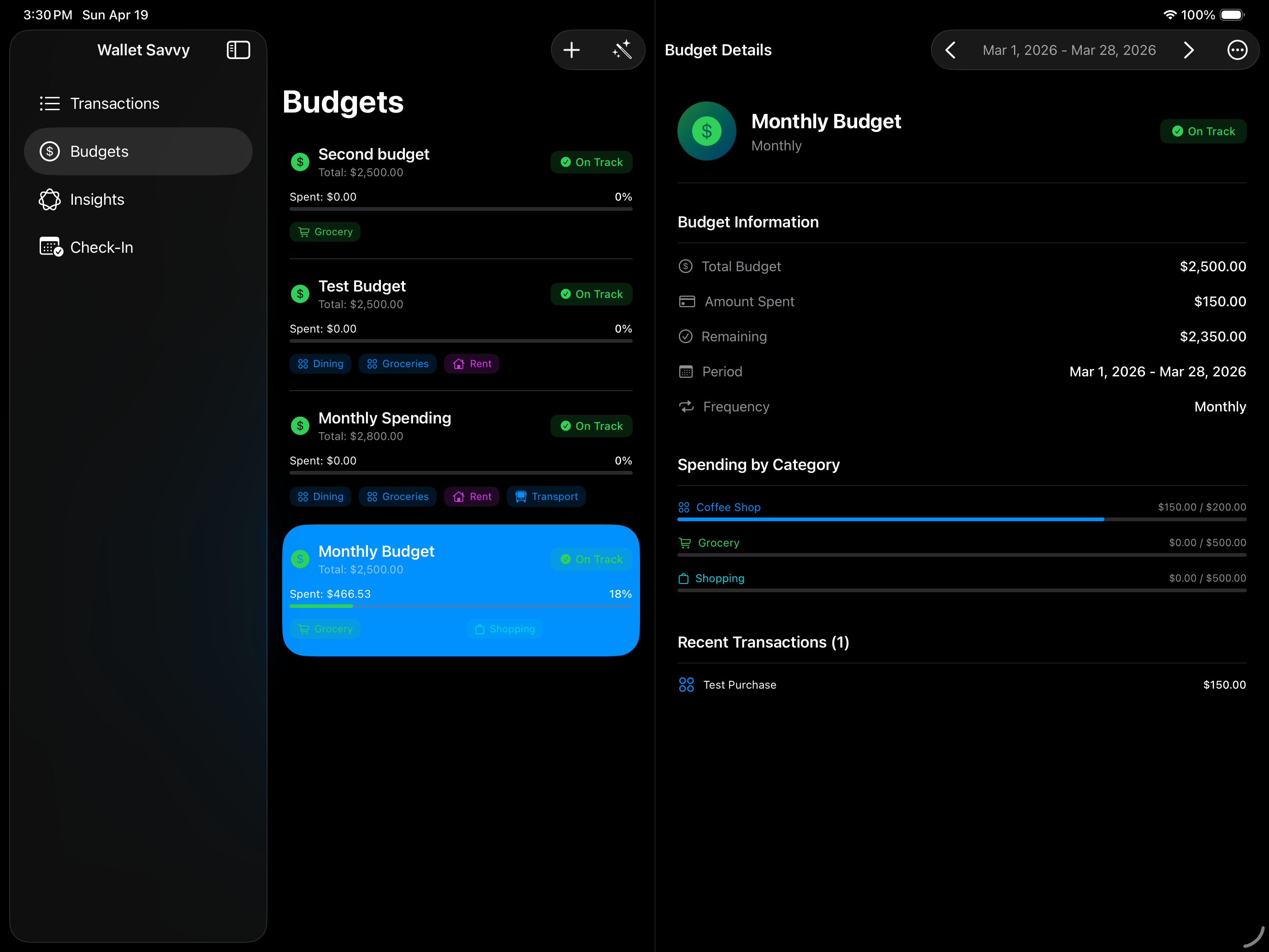 Wallet Savvy screenshot 5